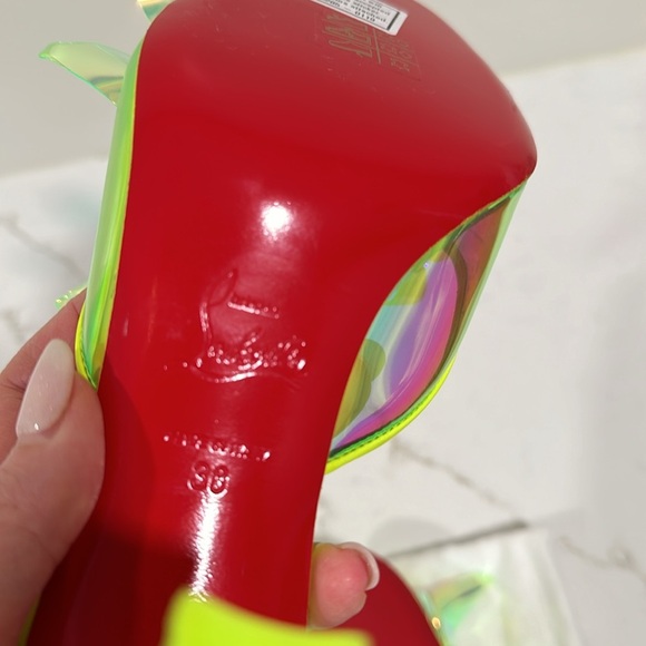 Christian Louboutin Limited Editon Alyah slides size 38 new - Picture 13 of 13